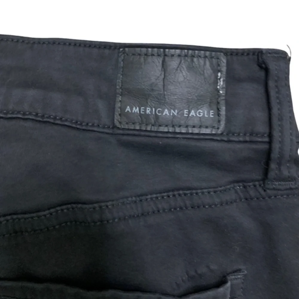 American Eagle Black Skinny Jeans Women's Jeans American Eagle Jeans 8R - Picture 6 of 7
